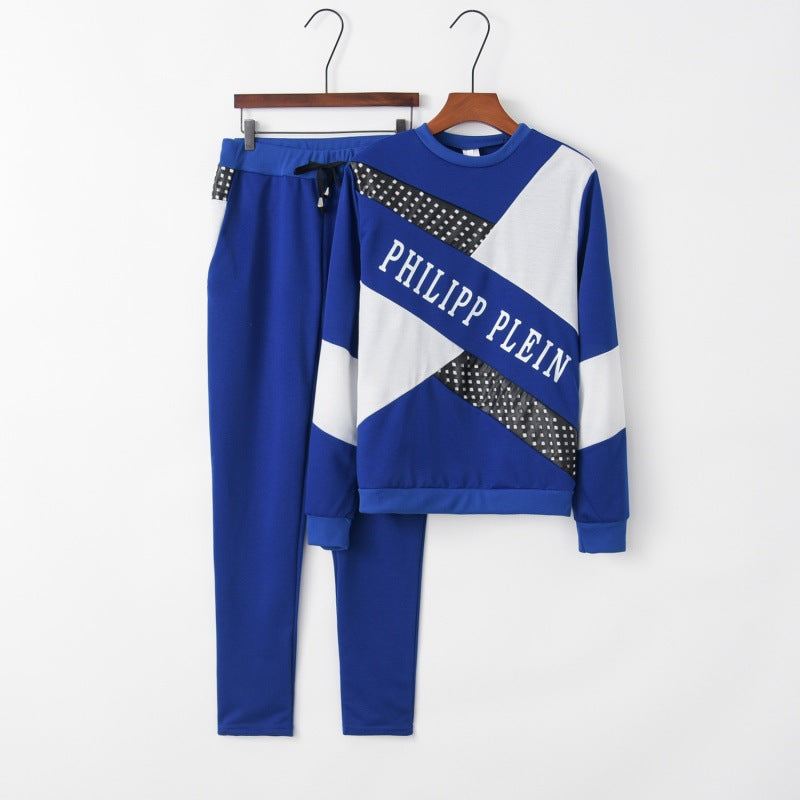 Damen Sportanzug mit modernem grafikdesign und elastischem Bund WW