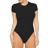 Damen Body mit kurzem Arm und figurbetontem Schnitt WW
