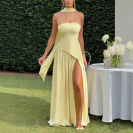 Damen Abendkleid mit asymmetrischem Schnitt WW