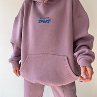 Damen Sportlicher Oversized Hoodie WW