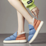 Damen warme Hausschuhe mit kuscheligem Innenfutter WW