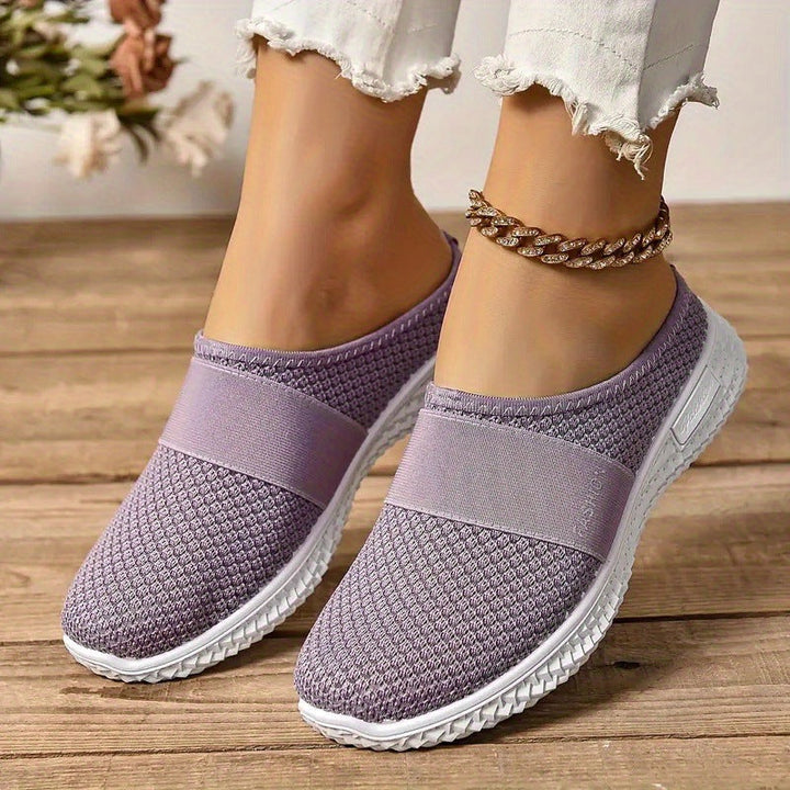 W&W Mode | Orthopädische Slip on Damenschuhe Mit Klettverschluss