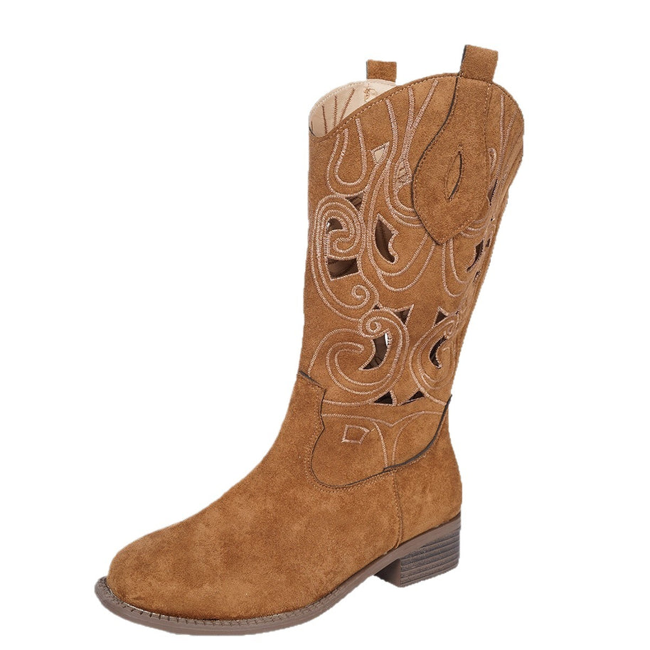 Damen Stiefel mit kunstvoller anatomischer Gestaltung WW