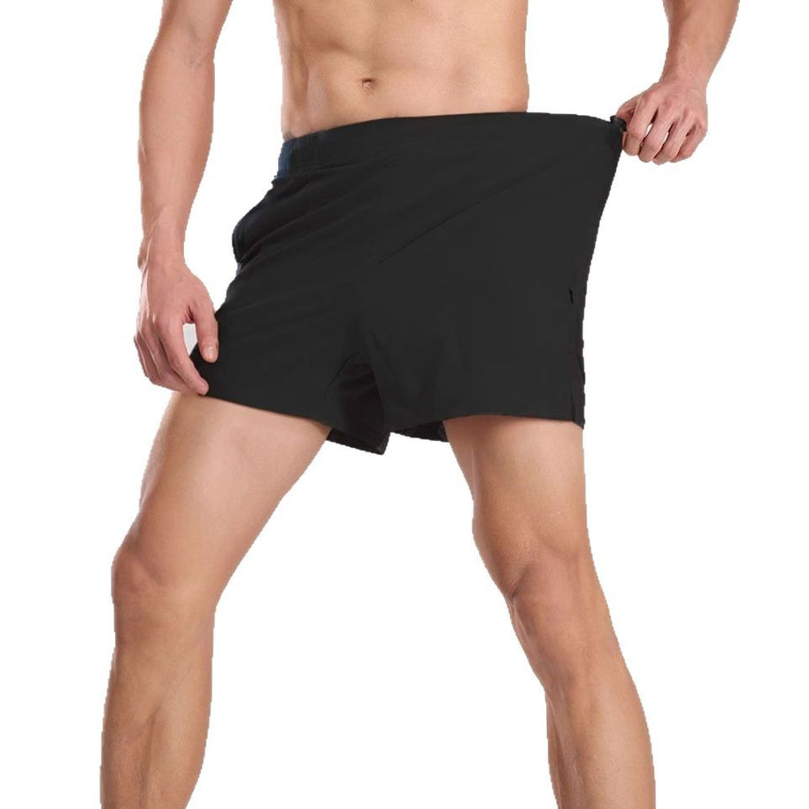 Herren Sportliche Bademode-Shorts mit schneller Trocknungsfunktion und bequemen elastischem Bund WW