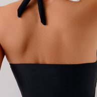WW | Halterneck Tankini Satz Mit Kordelzug Für Damen