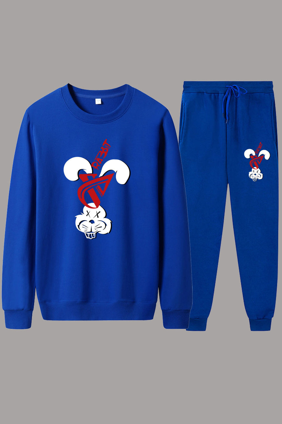 Damen Trainingsanzug mit modernem Bunny-Motiv WW