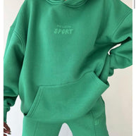 Damen Sportlicher Oversized Hoodie WW