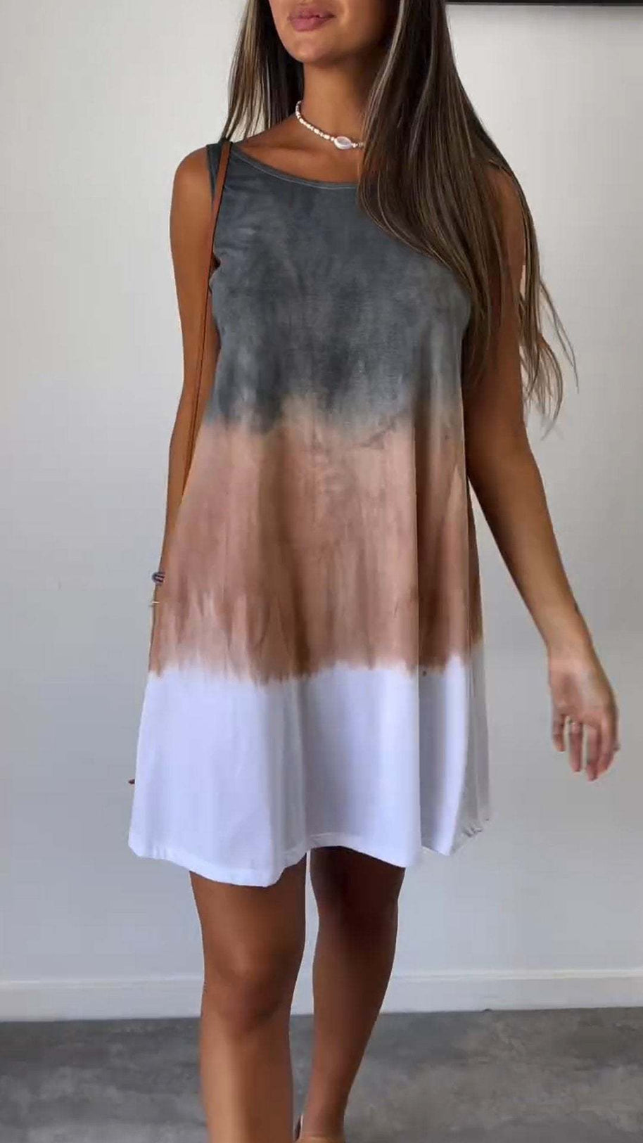 Damen ärmelloses Sommerkleid WW