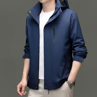 Herren Übergangsjacke mit stylischem Stehkragen und atmungsaktiven Eigenschaften WW