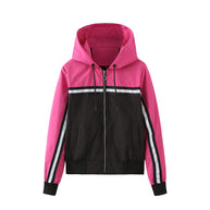 Damen sportliche Jacke mit modernen Streifenelementen WW