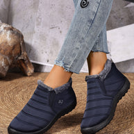 Damen Bequeme und warme Slipper mit kuscheligem Innenfutter WW