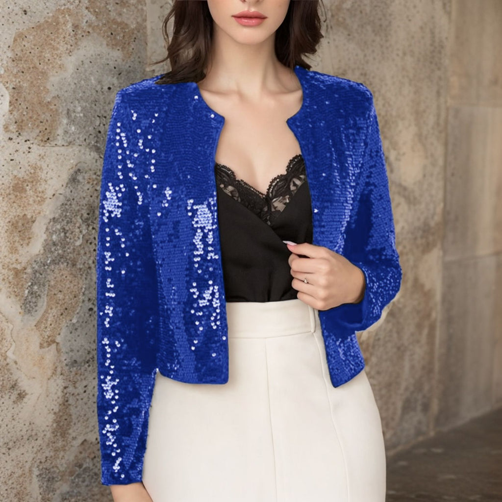 Damen Paillettenjacke im modernen Schnitt WW