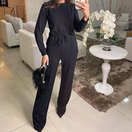 Damen elegantes Freizeitset mit hohem Komfort und elastischem Bund WW