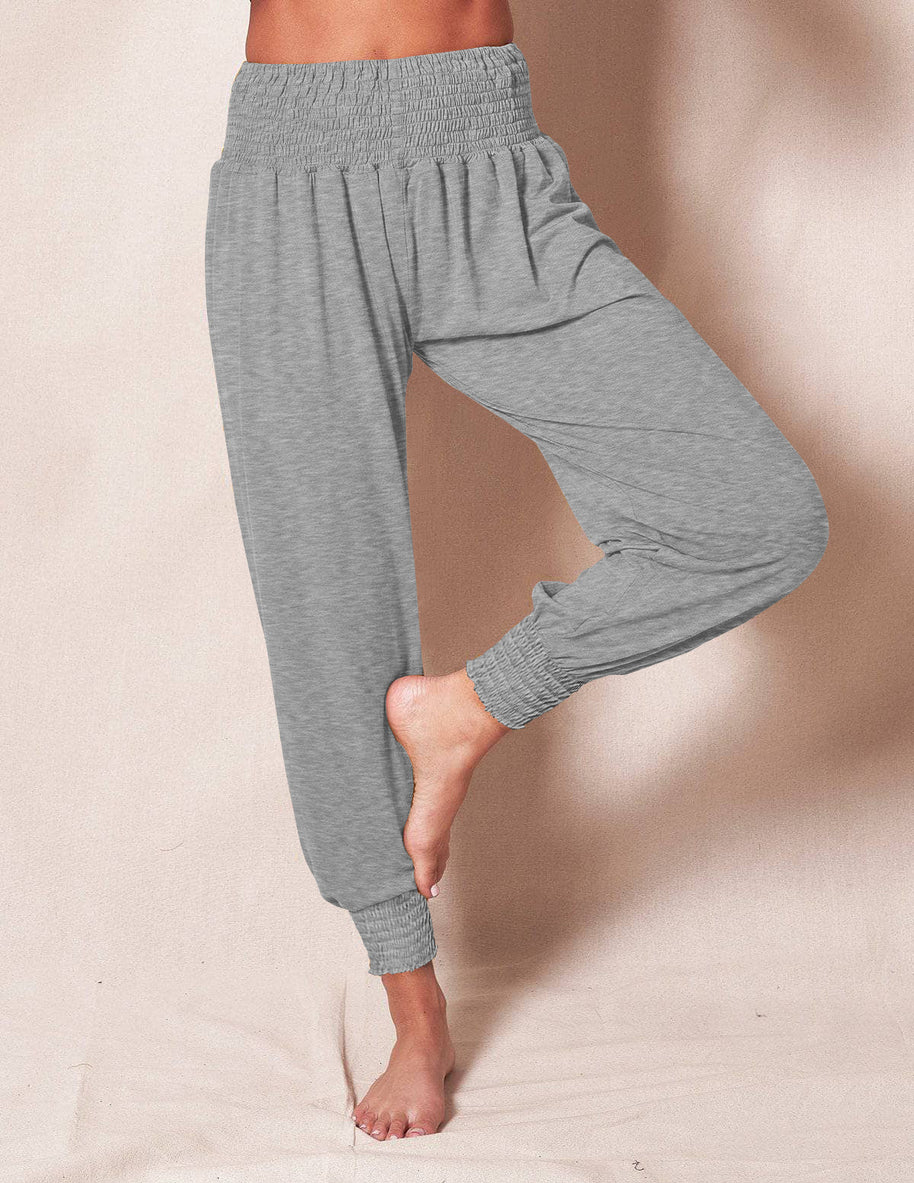 Damen luftige Sommerhose mit elastischem Bund WW