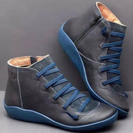 Damen modische High-Top Sneakers mit einzigartigem Schnür- und Reißverschluss-Design W&W