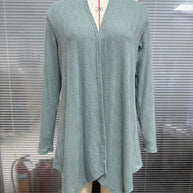 Damen Strickjacke mit asymmetrischem Schnitt und Strukturmuster WW