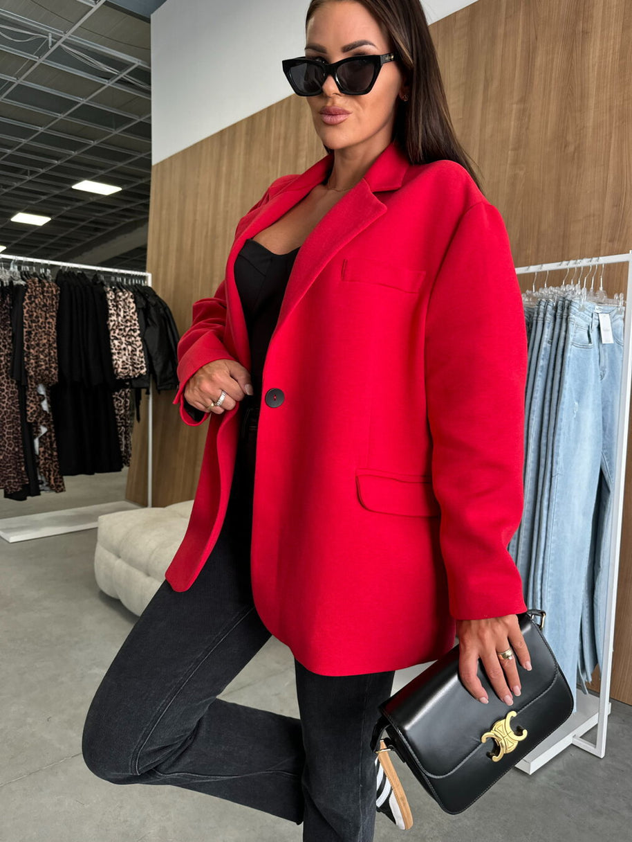 Damen Oversize Blazer mit klassischem Schnitt