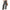 Damen Weite Leinenhose mit elastischem Bund und Falten WW