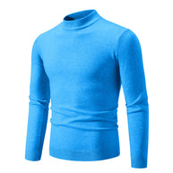 Herren Rollkragenpullover aus weichem Strickmaterial WW
