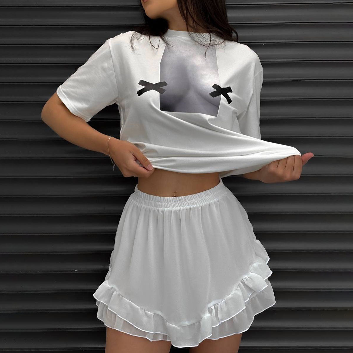 Damen Streetwear T-Shirt WW