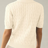WW | Polo-Kragen Twist Strickpullover