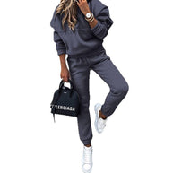 Damen Sportliches Lounge-Set mit weitem Schnitt und bequemen Materialien WW