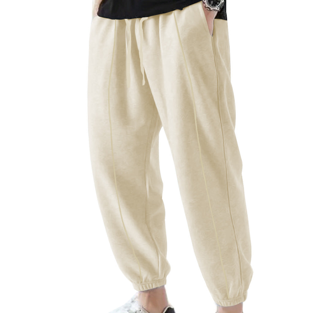 Herren Jogginghose aus atmungsaktivem Material mit verstellbarem Bund WW