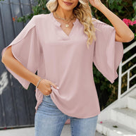 WW | Petal Sleeve Chiffon Shirt