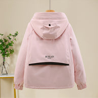 Damen Sportliche und funktionale Outdoor-Jacke mit Kapuze und zahlreichen Taschen WW