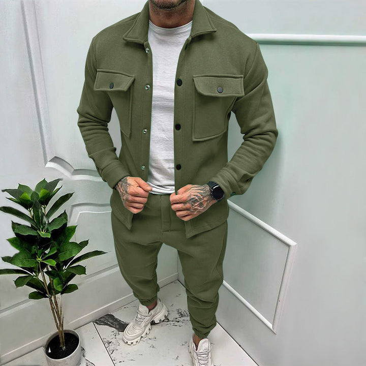 W&W Mode | 2 Teiliges Wildleder Satz Hemd Und Hose