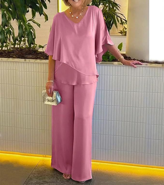 Damen Jumpsuit mit elegantem Layering und großzügigem Schnitt WW