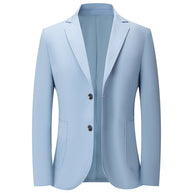 Damen stilvoller und moderner Sakko mit zwei Knöpfen und Taschen WW