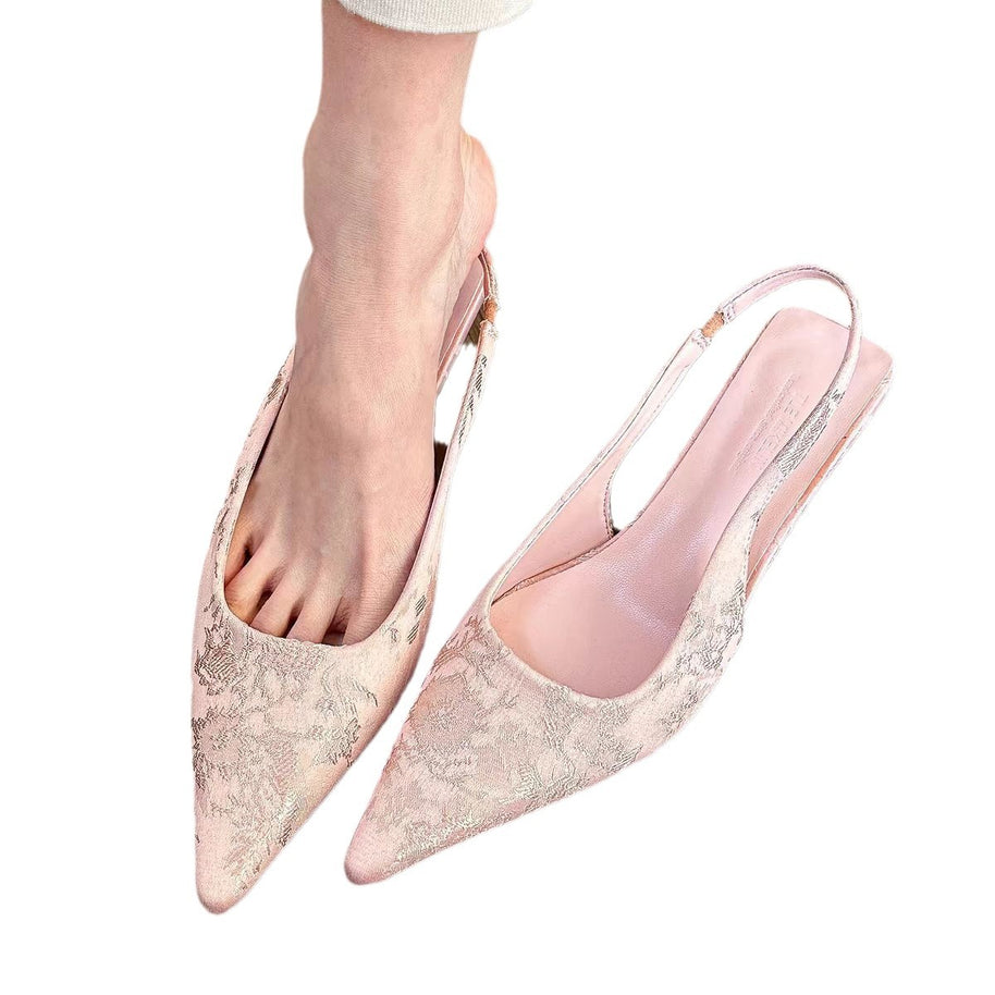 Damen Spitzer-Pumps mit Eleganter Ausschnitt-Design WW