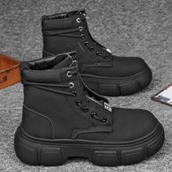 Damen robuste Combat Boots mit rutschfester Sohle und innovativem Schnürsystem WW