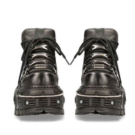 Damen Stabile High-Top Stiefel mit robuster Gummisohle WW