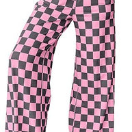 Damen Karierte Palazzo-Hose mit elastischem Bund und praktischen Seitentaschen WW