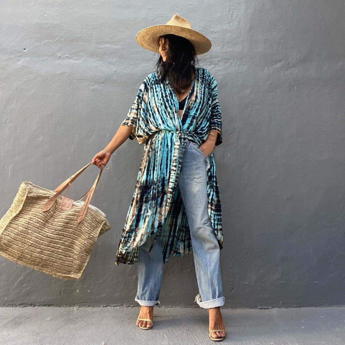 Damen Strandkimono WW
