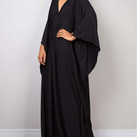 Damen elegantes Maxi-Kleid mit weitem Schnitt WW