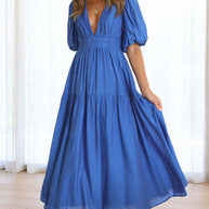 WW | Taillierter Midikleid