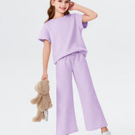 Damen sommerliches Freizeit-Set aus leichter, atmungsaktiver Baumwolle WW