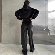 Damen Sportliches Fleece-Set mit weitem Schnitt WW