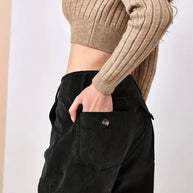 Damen Weite Cordhose WW