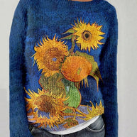 WW | Bequemes Sweatshirt mit Blumenmuster
