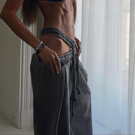 Damen Bequeme Freizeithose mit lässigem Schnitt WW