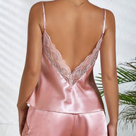 Damen Satin Schlafset WW