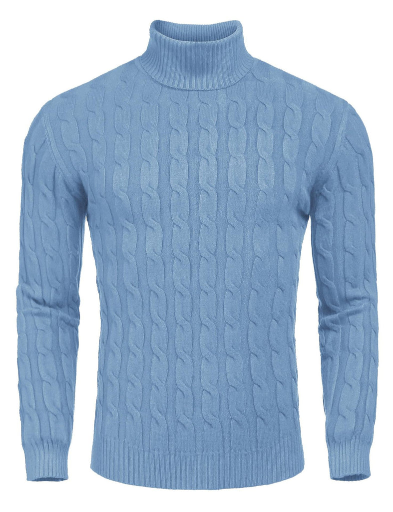 Herren Strickpullover mit aufwendigem Zopfmuster WW