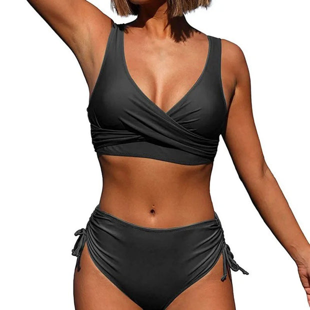 Damen Bikini-Set mit figurformendem und knotenfreiem Oberteil WW