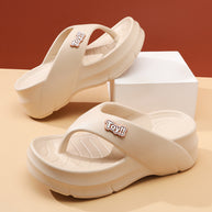 Femme Leichte Flip-Flop Sandalen mit Gepolstertem Fußgewölbe WW