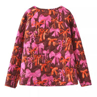 Damen Steppjacke mit verspieltem Schleifenmuster WW