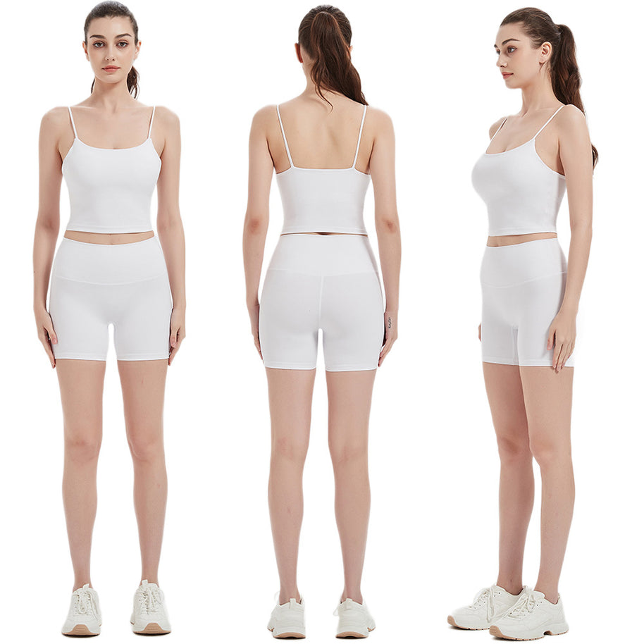 Damen Sportliches Top und Shorts Set WW